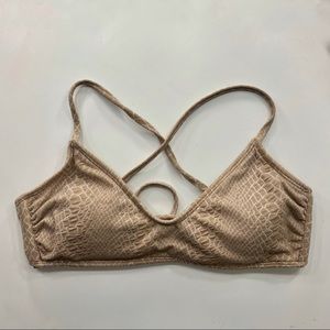 Nude Snakeskin Bikini Set (Target)